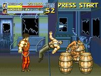 une photo d'Ã©cran de Final Fight CD sur Sega Mega-CD